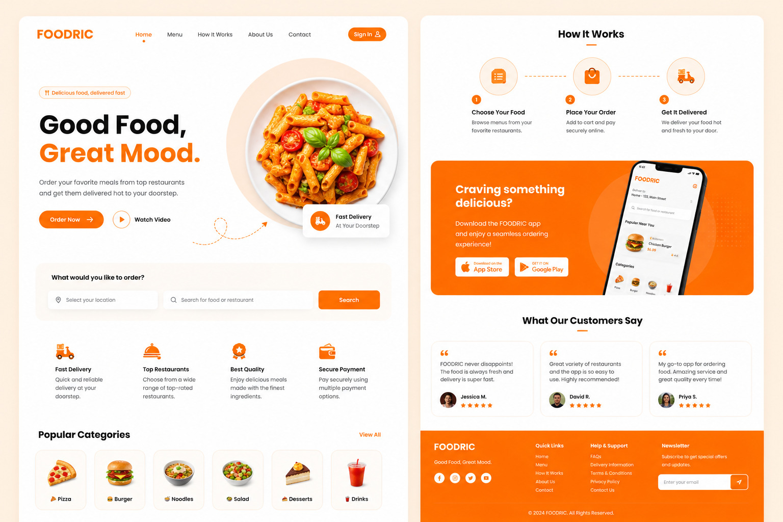 Web design concept preview